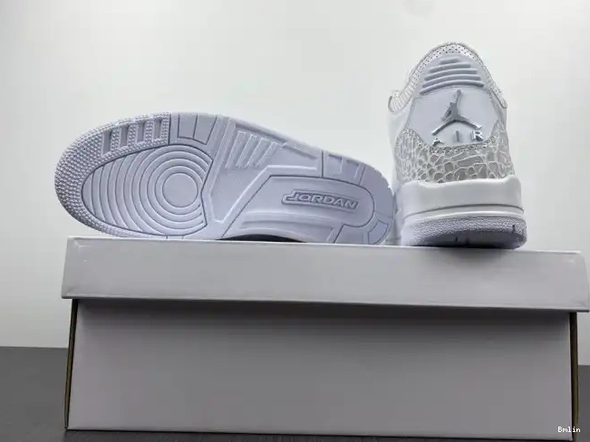 Bmlin Shoes Retro 'Triple 3 Jordan 429487-111 White' Air PS 0528